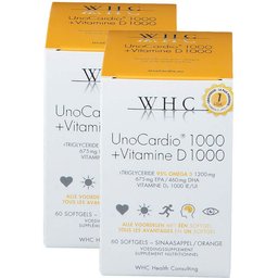 Unocardio omega3 1000 + Vitamine D Duo