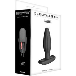 Silicone Noir Plug Anal Rocker Butt Small 1ut