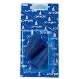 Contera para Bastón 18mm Goma Azul 2uds