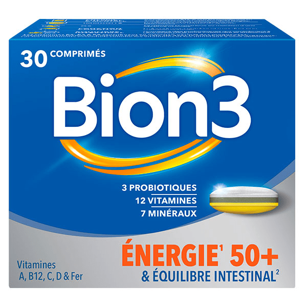 Vitalité 50+ SENIOR Complément Alimentaire Cure 1 mois - 30 comprimés