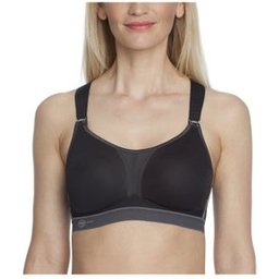 5537 Sujetador Deportivo Negro Antracita 90C 1ud