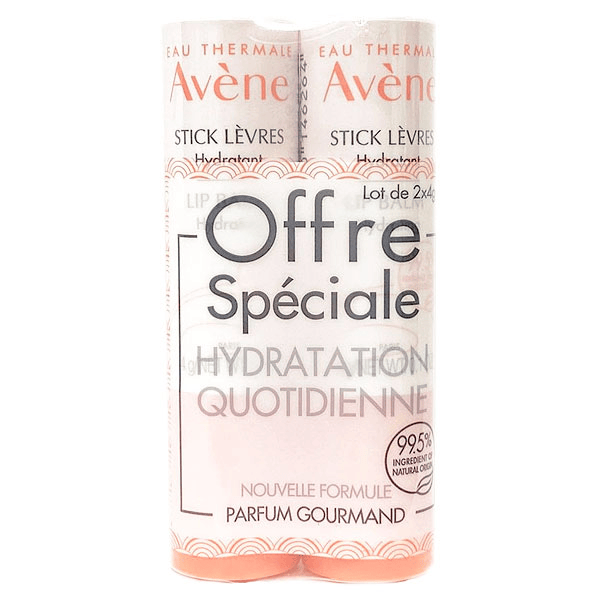 Les Essentiels Soin Lèvres Sensibles Lot de 2 x 4g