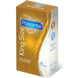 Pack Condoms King Longer & Wider 12 pcs