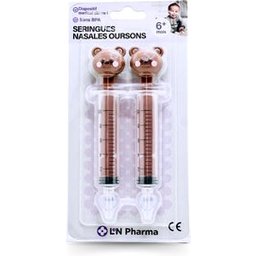 Bébé Seringues Nasales Oursons 6m+ 2 Unités