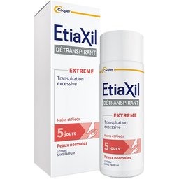 - Déodorant Détranspirant - Traitement Transpiration Excessive -Pieds et Mains - Extreme - Peaux Normales - 100 ml