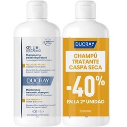 Kelual Squanorm Shampooing Traitant Hydratant Pellicules Sèches 2x400ml