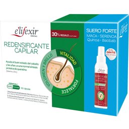 Elifexir Redensifieur de cheveux 2X30Caps + Sérum anti-chute 35ml
