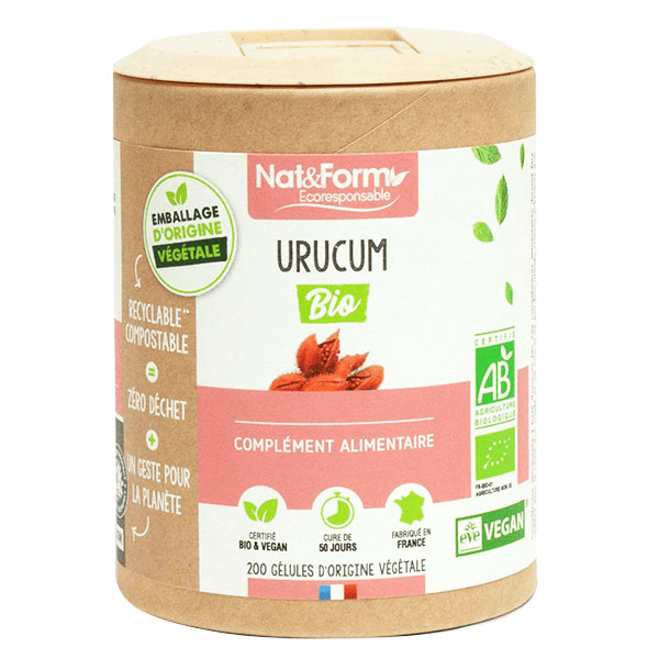 Écoresponsable Urucum Bio 200 gélules végétales