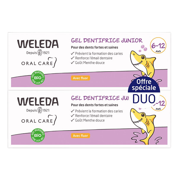 Duo Gel dentifrice Junior - 2x50 ml
