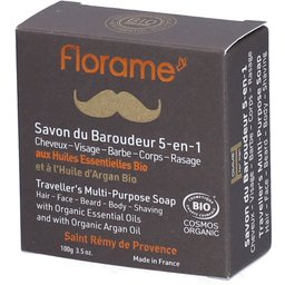 Savon du baroudeur 5 en 1 homme BIO cèdre & argan