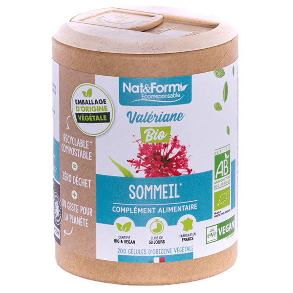 Écoresponsable Valériane Bio 200 gélules