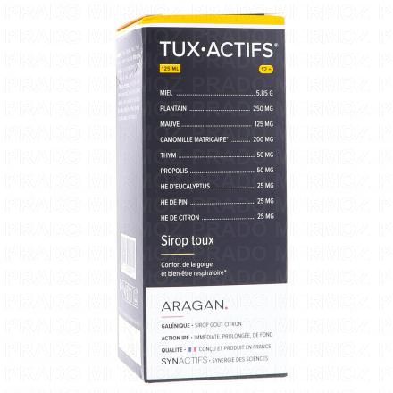 Synactifs - Tux actifs 12 ans+ Sirop Toux flacon 125 ml