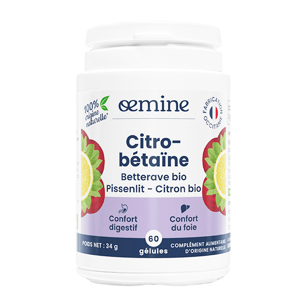 Citro-Bétaïne Confort Digestif et Confort du Foie 60 gélules