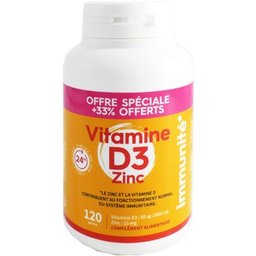 Vitamine D3 + Zinc 120caps