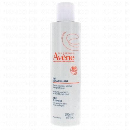 AVÈNE Les essentiels - Lait demaquillant douceur flacon 200ml