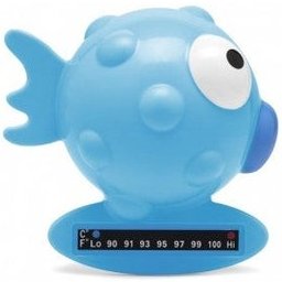 Thermomètre de bain Poisson Bleu