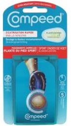 Ampoules Plante du Pied 5 Pansements - Boîte 5 pansements
