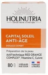 Bronzage Anti-Âge Prépare à l'Exposition et Anti-Oxydant 80 Gélules Végétales - Pot 80 gélules