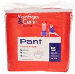Konfian & Cerin Pant Culotte Absorbante Maxi Taille S 14 Unités - Paquet 14 culottes absorbantes