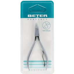 Leather clippers chrome-plated 10cm 1ud
