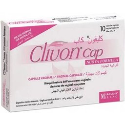 Mar-Farma Clivon Cap 10 Capsules Vaginales