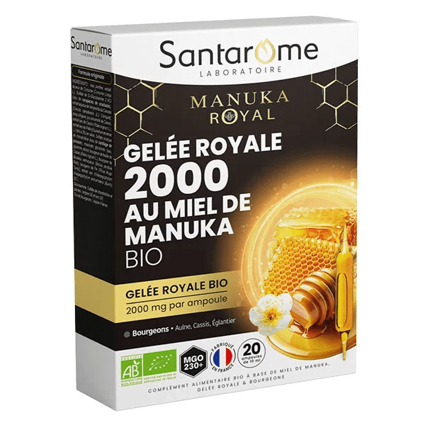 - Gelée Royale 2000 Miel de Manuka Bio - 20 ampoules