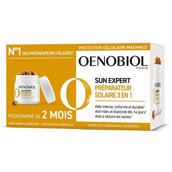 Sun expert Préparateur Solaire 3en1 Triple action 2x30 capsules