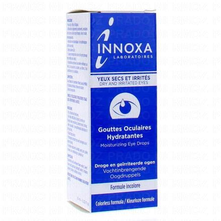 Gouttes oculaires hydratantes formule incolore 10ml