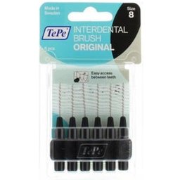Pinceaux Noir 1,5 6Pcs