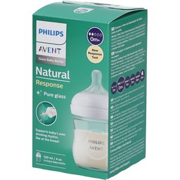 Avent Natural Response Biberon en verre 120 ml