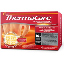 Thermacare Patch Auto-Chauffant Bas du Dos - Boîte de 4