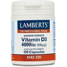 Vitamine D3 4000 Ui (100åµg) 120 Comprimés