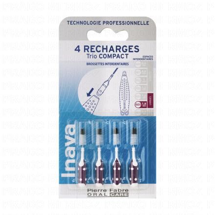 Trio Compact - Recharge Brossette interdentaire violette large ISO5 1,8mm x4