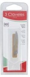 3 Clavelés Acl4085430 Lame Bistouri Droit D. 3Cf - Blister 1 Lame
