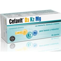 Cefavit D3 K2 Mg 60caps