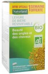 Levure de Bière Revivifiable Bio 150 Végécaps dont 21 Végécaps Offertes - Pot 150 végécaps