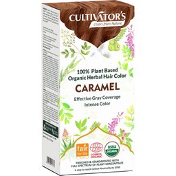Teinture caramel aux herbes biologiques de 100g