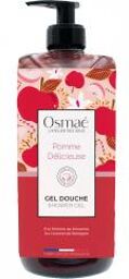 Gel Douche Pomme Délicieuse de 1 Litre - Flacon-Pompe 1000 ml
