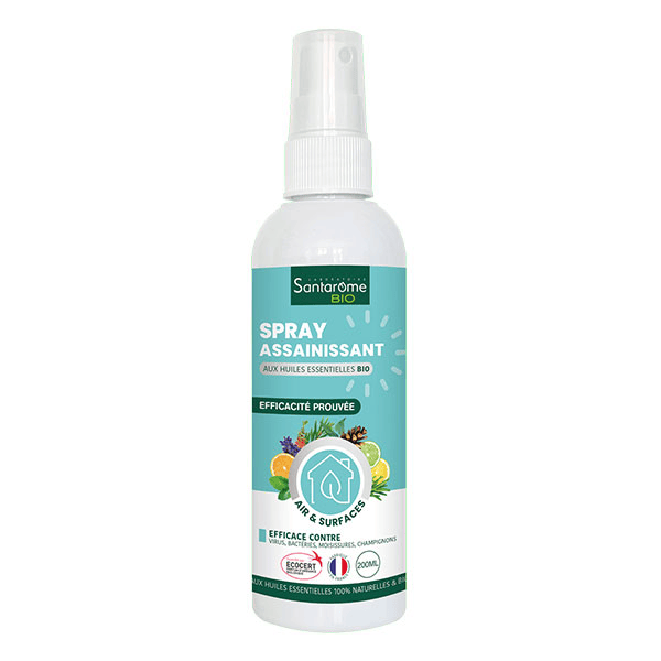 Santarome - Spray Assainissant Bio 20 Huiles Essentielles - spray 200 ml