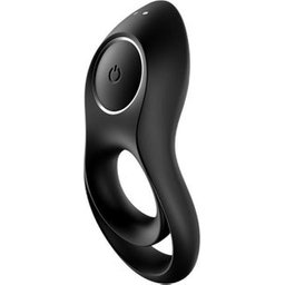 Legendary Duo Vibrating Ring Noir 1pc