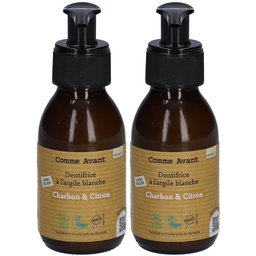 Comme Avant Dentifrice à l'argile blanche - Charbon & citron