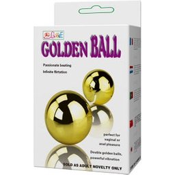 Golden Chinese Balls Vibrator 1ut