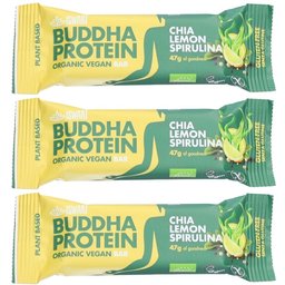 Buddha Protein - Barre protéinée Chia, Citron et Spiruline bio