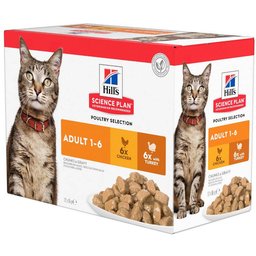 Hill's Science Plan Feline Adult Optimal Care Multipack