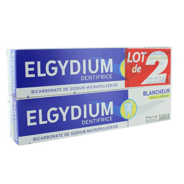 Blancheur Dentifrice Fraîcheur Citron Lot de 2 x 75ml