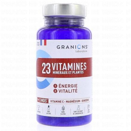 Immunité & Energie - 23 Vitamines, Minéraux et Plantes 90 comprimés