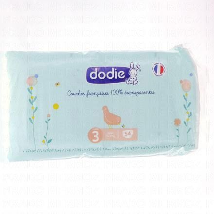 Couches écologiques et françaises Taille 3 - 4à9kg x54 couches