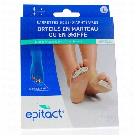 Barrettes sous-diaphysaires femme orteils en marteau, en griffe taille l - homme