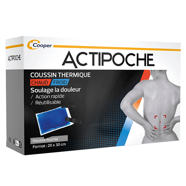 Coussin Thermique Contractures Musculaires Grand Modèle Gel