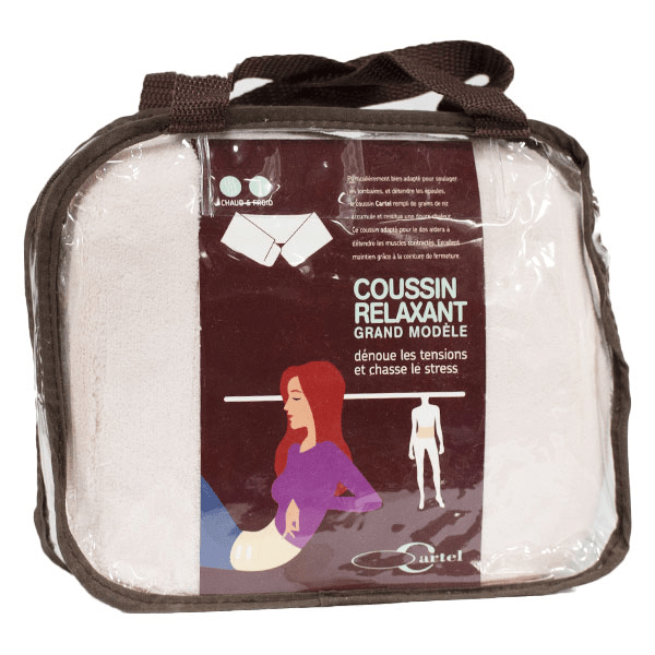 Coussin Relaxant Grains de Riz Grand Modèle